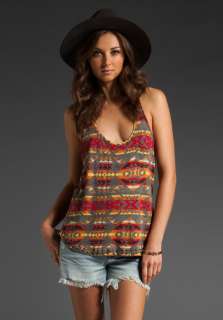 OBEY Navajo Tank in Heather Charcoal  