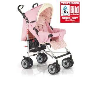 Herlag H8733 1120   City Buggy de Luxe rosa/Punkte  Baby