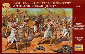 Zvezda 8051 Ancient Egyptian Infantry 1/72  