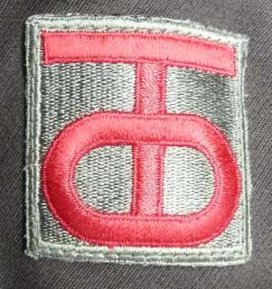WW2 Uniform General Lowell Ward Rooks 90th Division    