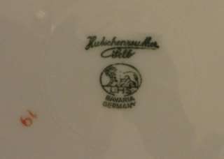 HUTSCHENREUTHER SELB Fine Bavarian China Tea and Dessert Plate Set 