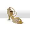 Exclusive Dance Shoes Tanzschuhe , bronze Satin, 62mm Absatz  