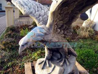 Riesig Adler Statue Fischadler Seeadler Beton Figur F11  