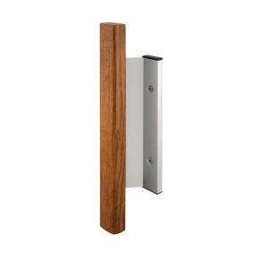 Prime Line Sliding Door Handle Set, Heavy Duty Wood Handle, Aluminum C 