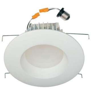   . White Recessed LED Retrofit Trim (T85) HCCER673WH 
