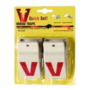Victor Quick Set Mouse Traps (2 Pack) M130 