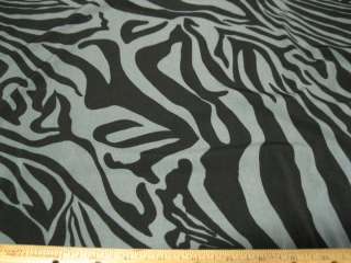 Fabric Lycra / spandex stretch Gray Zebra Print LY516  
