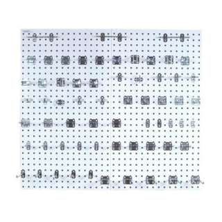 Industrial Grade Steel Square Hole Pegboard and Hooks LB2 Kit at The 