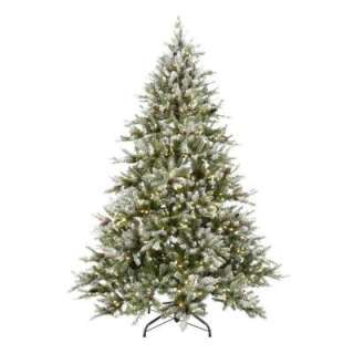   LED Snowy Pine Tree with Clear Lights SR1 313LV 75S at The Home Depot