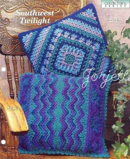 Southwest Twilight Pillows Crochet Collectors patterns  