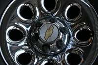 05 10 Chevy Tahoe Factory 17 Chrome Steel Wheels Tires OEM Rims 1500 