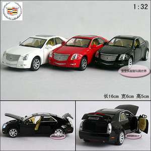 New Cadillac 1:32 CTS Alloy Diecast Model Car With Sound&Light Red 