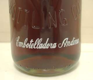  * RARE COCA COLA BOTTLE ANDINA BOTTLING 61 YEARS CHILE 