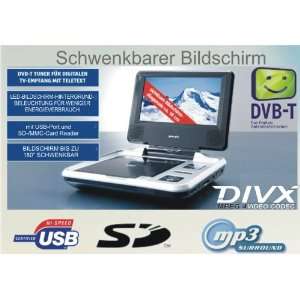 GRAN PRIX PORTABLE DVD PLAYER mit DVB T USB, SD Karte: .de 