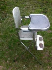 Vintage Cosco Highchair High Chair Chrome High Chair  