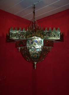Marokkanische Deckenlampe Wohnstil Interior Lampe Kunst  
