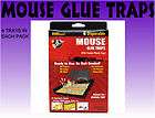 12 lot mice trap mouse rodent glue tray traps 4pks
