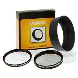   zirk. 52mm für Nikon NIKKOR Objektiv 18 55mm   Set Kit von Delamax