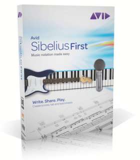 Avid Sibelius 6 First (Notation Software   Mac/PC)  