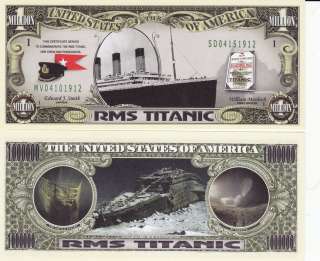 Novelty Note / Fun Money   RMS TITANIC   neu  