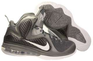 New Mens Nike Lebron 9 Cool Grey/White/Metallic Silver 469764 007 Size 