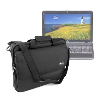 Duragadget   Black Laptop Bag/Case For Fujitsu LIFEBOOK T Series 13.3 