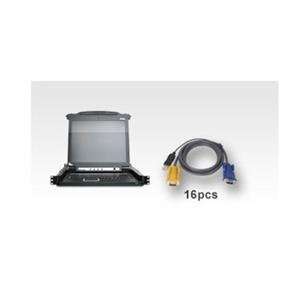  Aten Corp, 16 port 17 LCD KVM w 16 USB (Catalog Category 