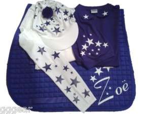 Purple Set Of Cross Country Colours, Stars and Names  