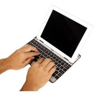tastiera bluetooth e cover par apple ipad2 ipad 2 in aluminio custodia