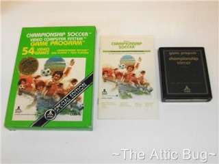 Atari 2600~Peles Championship Soccer~CX 2616 P~Boxed  