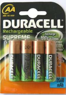 Duracell Supreme AA x 8 Rechargeable Batteries Battery  