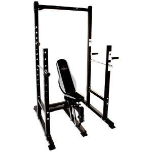 Marcy Bruce Lee Dragon Power Rack & Adjustable Weight Bench With Pull 