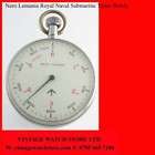 nero lemania royal navy submarine stoppocket watch 1969 £ 345 00 