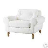 IKEA LUND BJUV   Slipcover Armchair Semla White NEW  