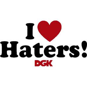 DGK Haters 6 Sticker 162664100  stickers  