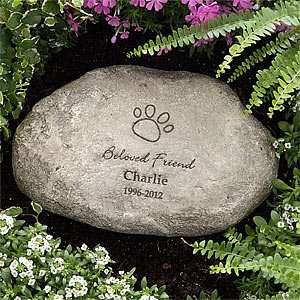Personalized Pet Memorial Stones   In Loving Memory  Pet 