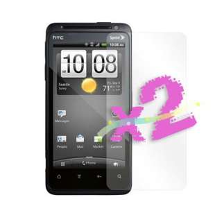 Clear LCD Screen Protector Guard Cover For Sprint HTC EVO Design 