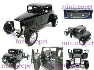 MOTORMAX 1932 32 FORD COUPE 1/18 DIECAST BLACK  