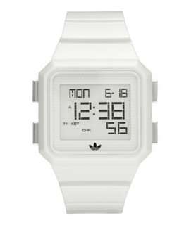 Adidas Watch, Digital Peachtree White Plastic Strap ADH4056   All 