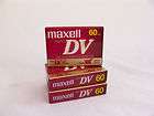 Maxell Mini DV 60 Min Digital Video Cassette Tape MAXDV 1