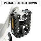 16 FOLDING BICYCLE BIKE PEDALS ALLOY & DOUBLE BEARINGS + CATEYE 