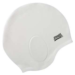 Zoggs Ultra Fit Swim Cap   White.Opens in a new window