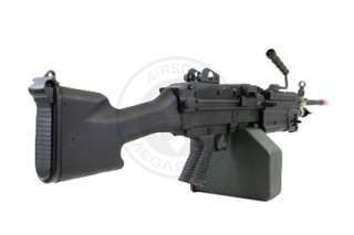 Full Metal M249 MKII Airsoft Machine Gun AEG Rifle   Squad 