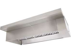 12 Restaurant Vent Hood System with Fans & Curbs  