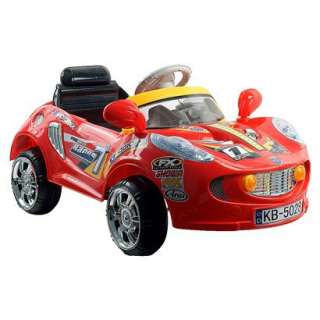 Lil RiderT Red Racer Battery Powered Sports Car w/ Remote   Crimson 