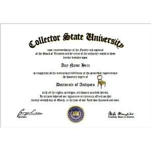  Antiques Diploma   Antique Collector Lover Diploma 