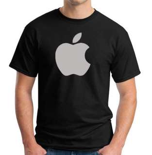 Apple Logo T Shirt ipod iphone Retro 7 Shirt Color Choices  