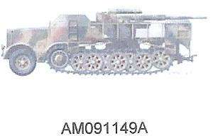 Arsenal M 91149 FAMO 18Ton With 8.8cm Gun Resin 1/87 HO  