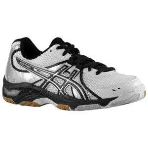 Womens Asics Gel 1130V Volleyball Shoe wht/blk/sil  