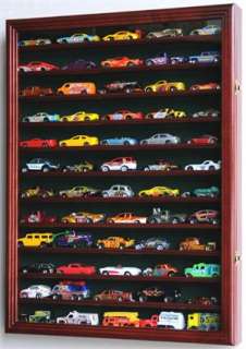 60 Hotwheels Diecast Car Display Case Cabinet   Lockable